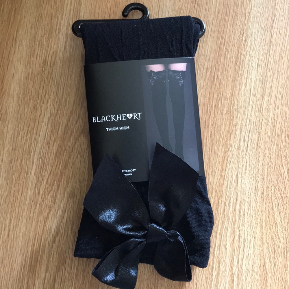 Black Thigh High Tights *ON HOLD*